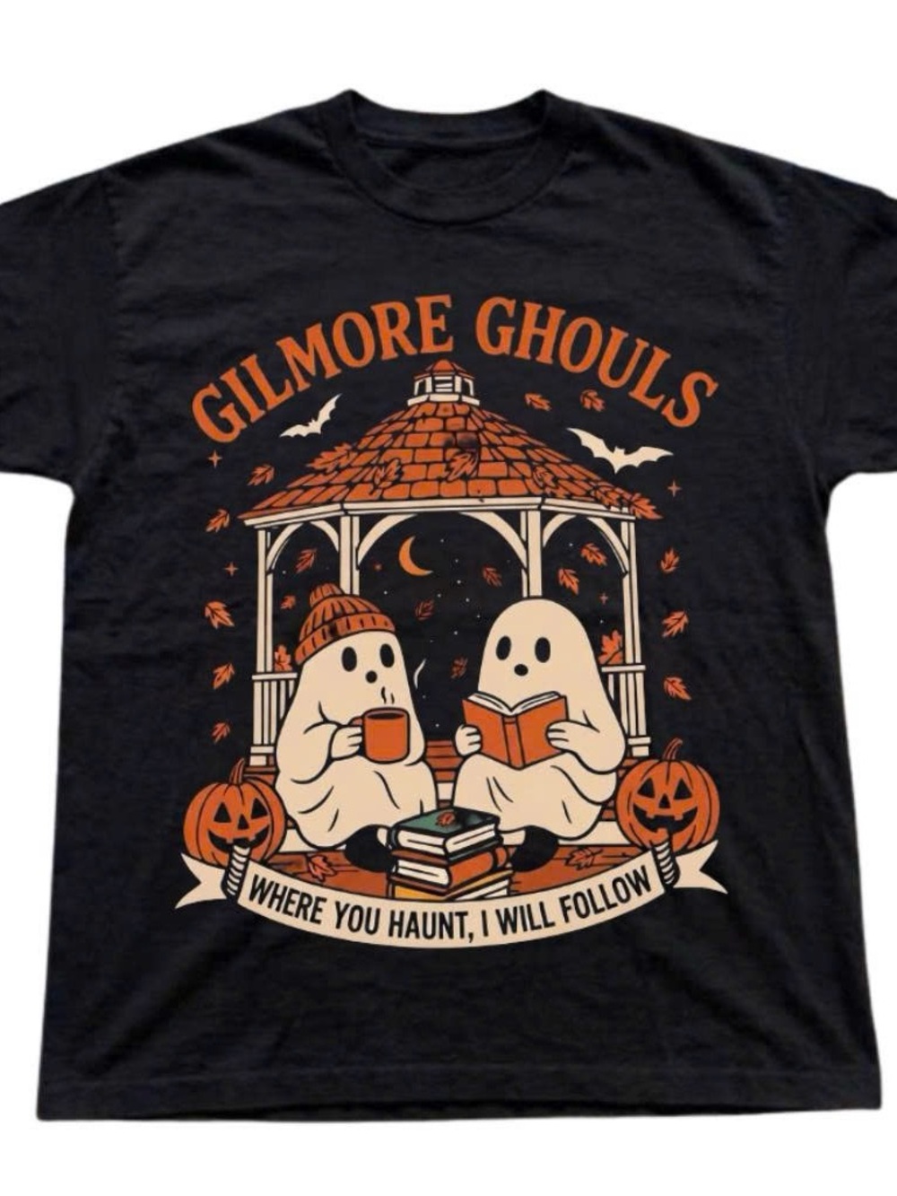 Gilmore Ghouls Halloween Ghosts Graphic Tee